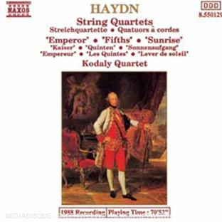 Quatuors à cordes 'Empereur', 'Fifths' et 'Sunrise' - Front Cover