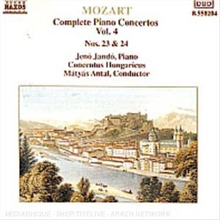 Concertos pour piano N°23 et N°24 - Front Cover