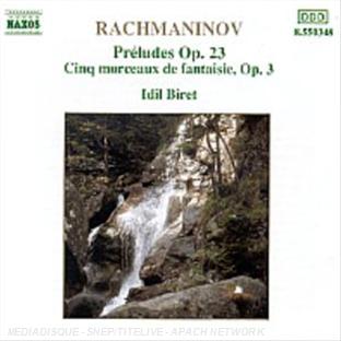 Préludes / op.23 - Morceaux (5) de fantaisie / op.3 - Front Cover