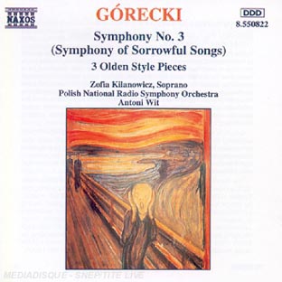 Symphonie N°3 - Front Cover