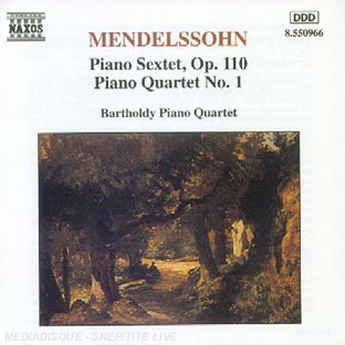 Sextuor avec piano / op.110 - Quatuor avec piano N°1 - Front Cover
