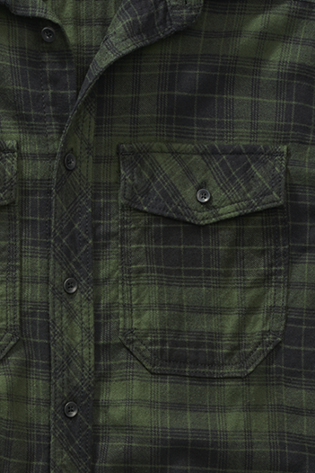 Chemise en flanelle  de Brandit - Chemise À Carreaux - S à 4XL - pour Homme - vert - Brandit - View 2