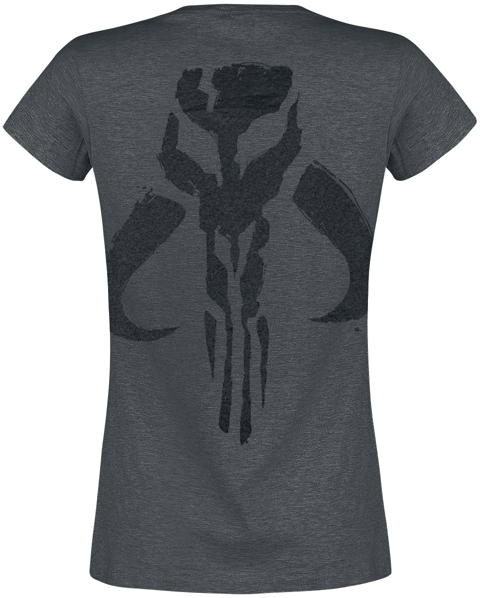 T-Shirt Manches courtes Disney de Star Wars - The Mandalorian - This Is The Way - S à XXL - pour Femme - graphite - Star Wars - View 2