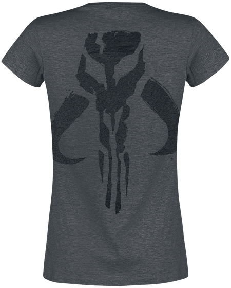 T-Shirt Manches courtes Disney de Star Wars - The Mandalorian - This Is The Way - S à XXL - pour Femme - graphite - Star Wars - View 2