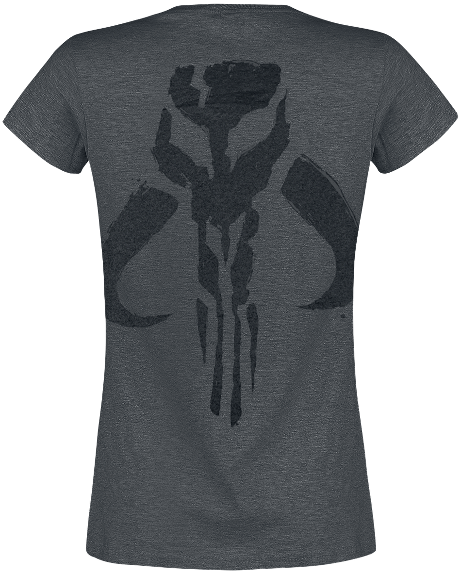 T-Shirt Manches courtes Disney de Star Wars - The Mandalorian - This Is The Way - S à XXL - pour Femme - graphite - Star Wars - View 2