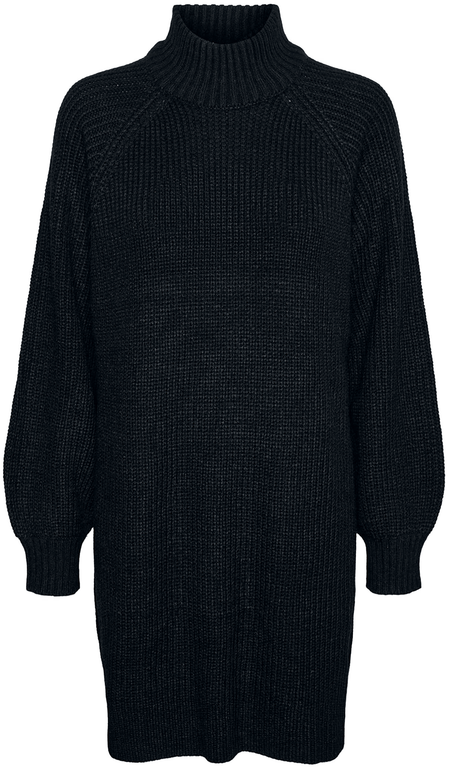 Robe longue  de Noisy May - Robe Pull Timmy - XS à M - pour Femme - noir - Noisy May - View 2