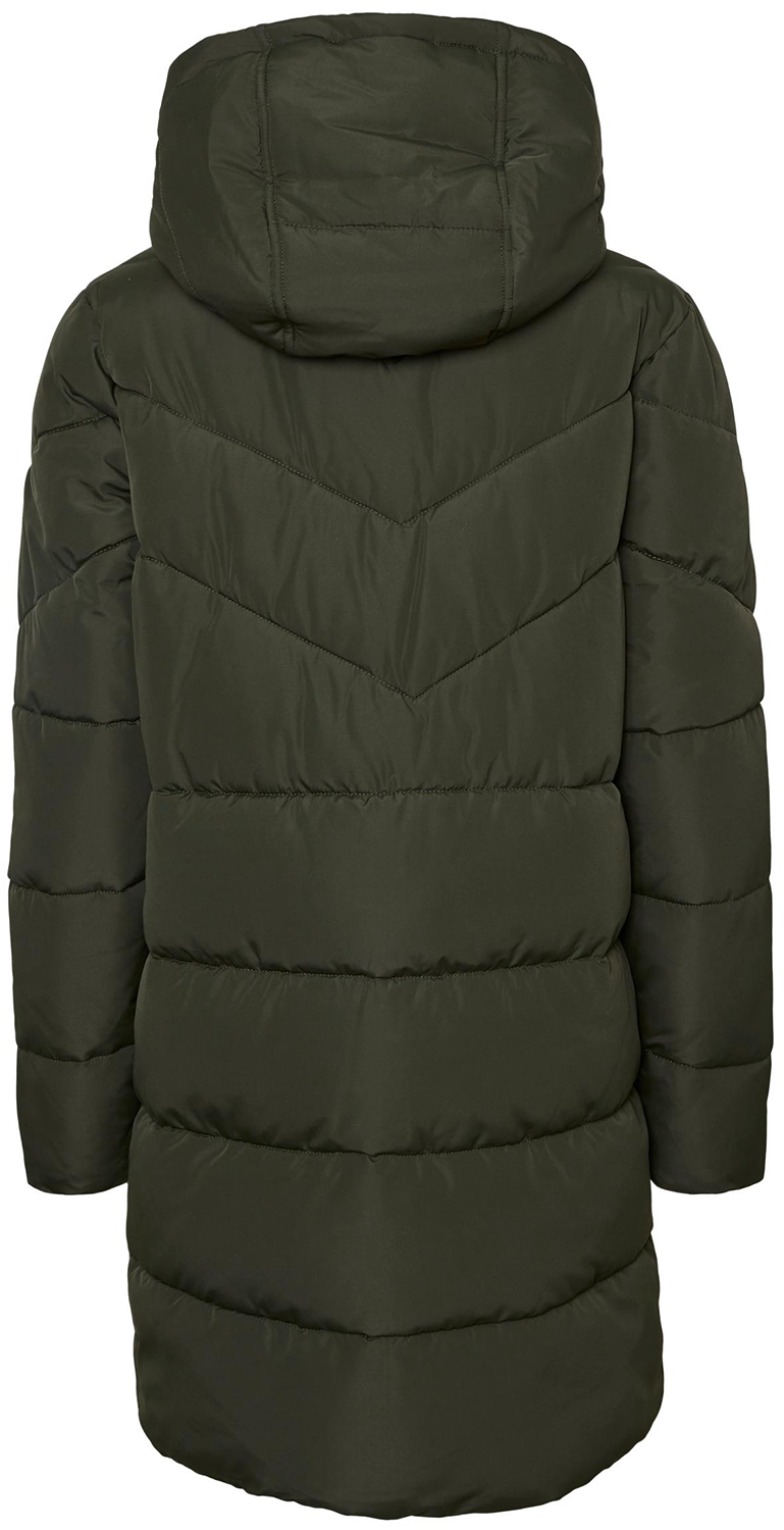 Manteau d'hiver  de Noisy May - Veste Longue Dalcon - XS à XL - pour Femme - olive - Noisy May - View 2