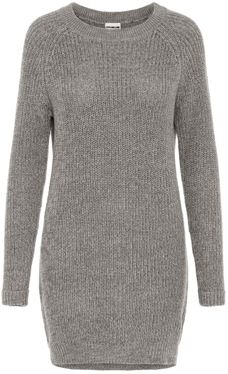 Robe courte  de Noisy May - Robe Pull Siesta - XS à XL - pour Femme - gris chiné - Noisy May - View 2