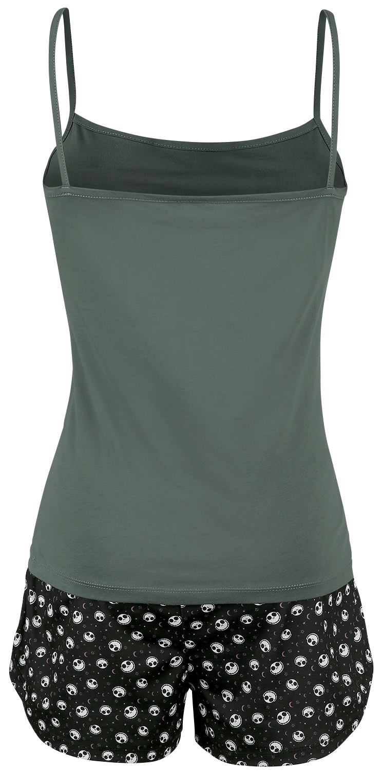 Pyjama Disney de L'Étrange Noël De Monsieur Jack - Comic - S à 3XL - pour Femme - noir/gris - L'Étrange Noël De Monsieur Jack - View 2