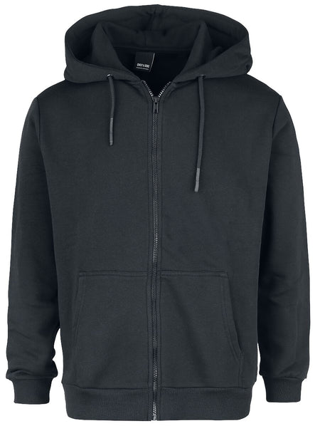 Sweat-shirt zippé à capuche  de ONLY and SONS - Sweat À Capuche Zippé Sceres Life Thr. - S à XXL - pour Homme - noir - ONLY and SONS