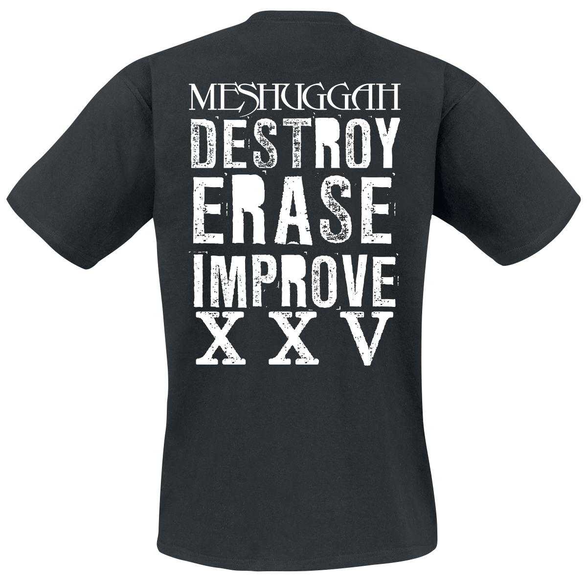 T-Shirt Manches courtes  de Meshuggah - Destroy, Erase, Improve XXV - S à XXL - pour Homme - noir - Meshuggah - View 2