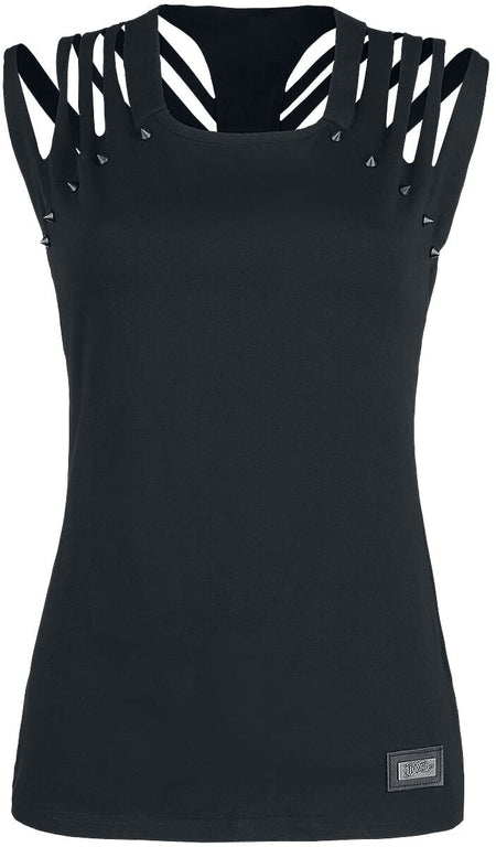 Top  de Vixxsin - Haut Yanet - XS à XL - pour Femme - noir - Vixxsin