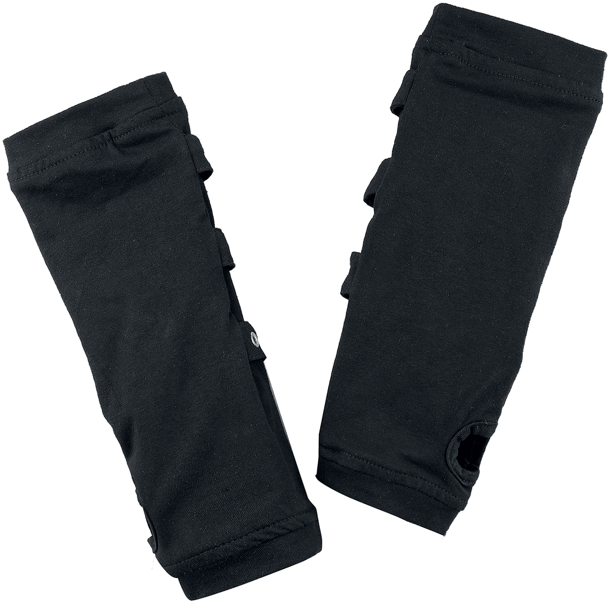 Mitaines montantes Gothic de Poizen Industries - Manchettes Omega - pour Femme - noir - Poizen Industries - View 2