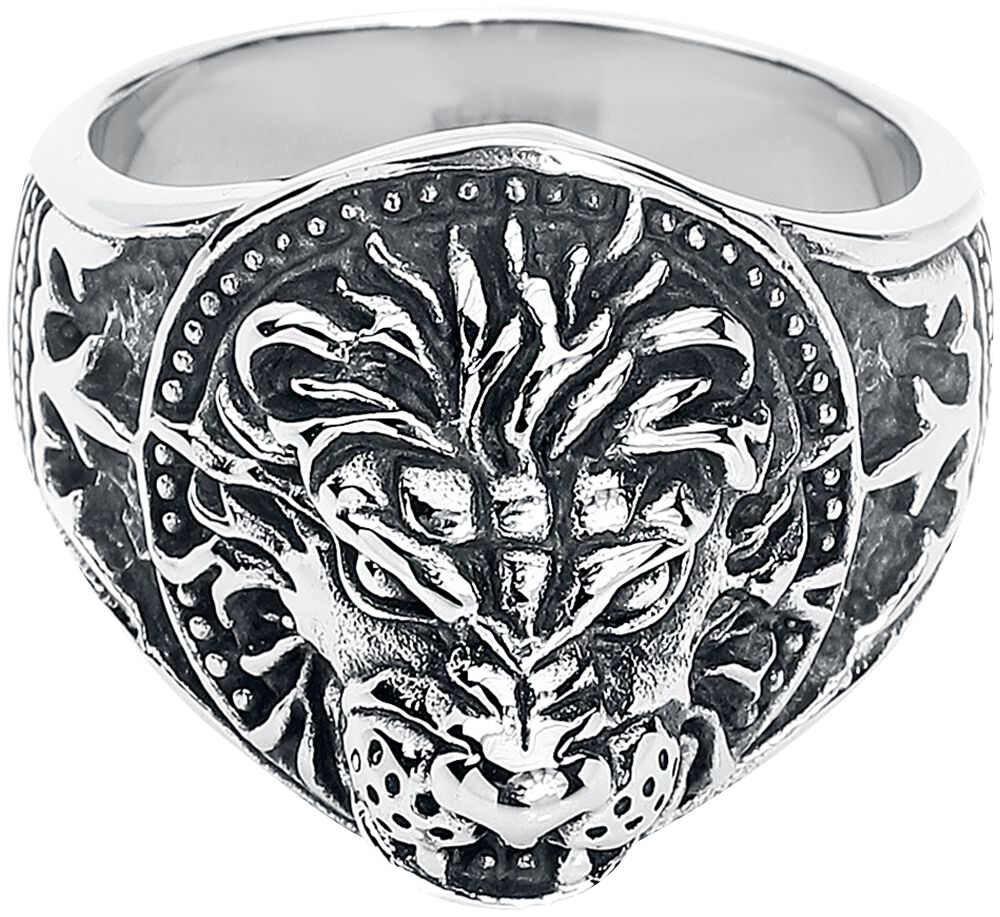 Bague  de etNox hard and heavy - Löwe - pour Homme - couleur argent - etNox hard and heavy