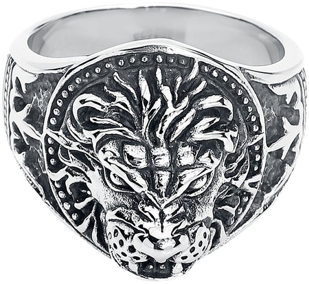 Bague  de etNox hard and heavy - Löwe - pour Homme - couleur argent - etNox hard and heavy