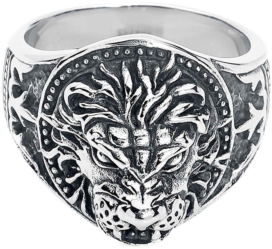 Bague  de etNox hard and heavy - Löwe - pour Homme - couleur argent - etNox hard and heavy