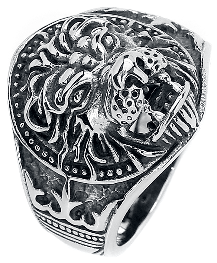 Bague  de etNox hard and heavy - Löwe - pour Homme - couleur argent - etNox hard and heavy - View 2