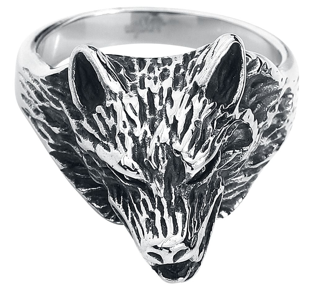 Bague Gothic de etNox hard and heavy - Wolf Packs - pour Unisexe - couleur argent - etNox hard and heavy