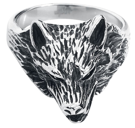 Bague Gothic de etNox hard and heavy - Wolf Packs - pour Unisexe - couleur argent - etNox hard and heavy