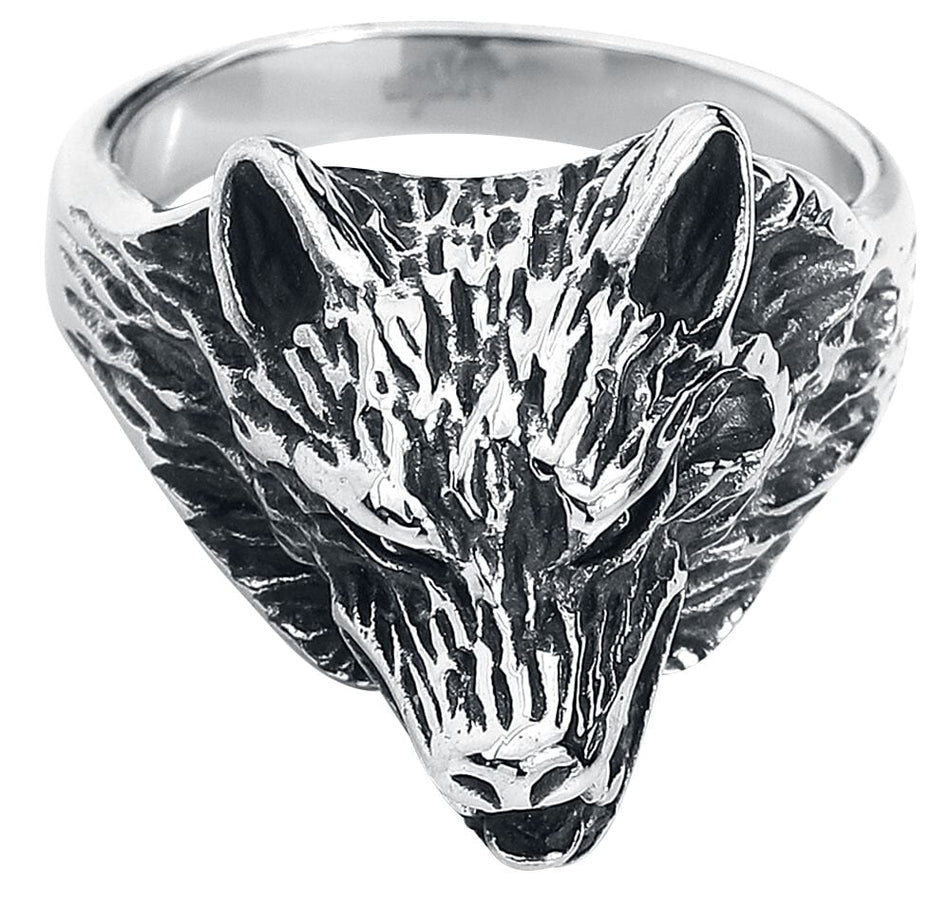 Bague Gothic de etNox hard and heavy - Wolf Packs - pour Unisexe - couleur argent - etNox hard and heavy