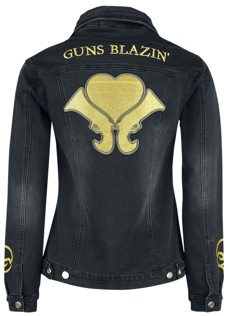 Veste en Jean Gaming de League of Legends - Arcane - Miss Fortune - No Prey No Pay - S à XL - pour Femme - noir - League Of Legends - View 2