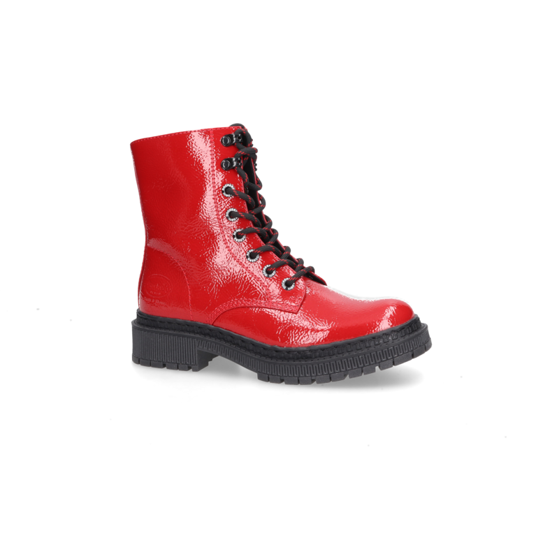 Bottes  de Dockers by Gerli - Bottines Lacées - EU37 à EU42 - pour Femme - rouge - Dockers by Gerli - View 2