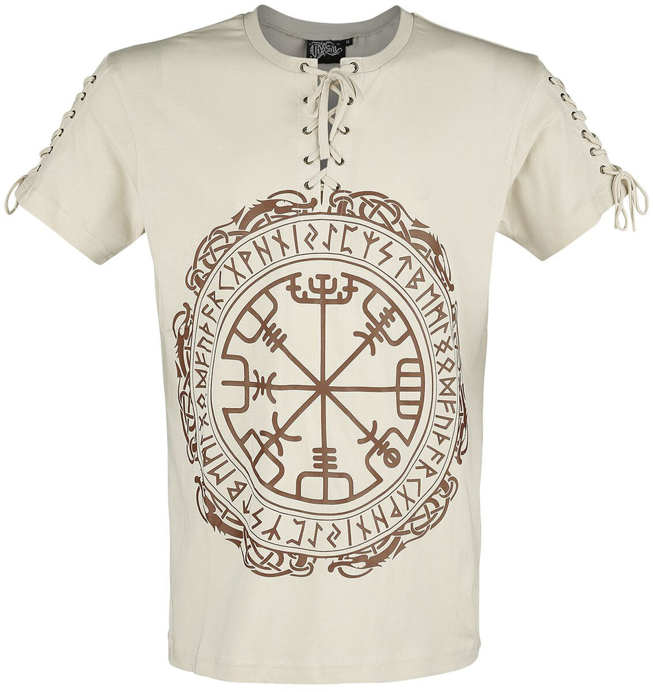 T-Shirt Manches courtes Gothic de Vixxsin - Haut Makai - S à L - pour Homme - beige - Vixxsin