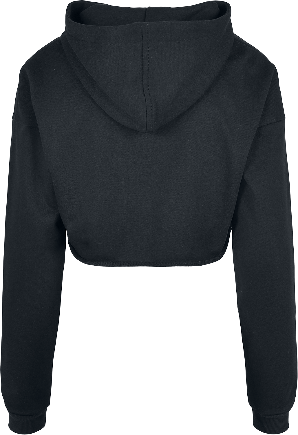 Sweat-shirt à capuche  de Urban Classics - Sweat Court Oversize - XS à XL - pour Femme - noir - Urban Classics - View 2