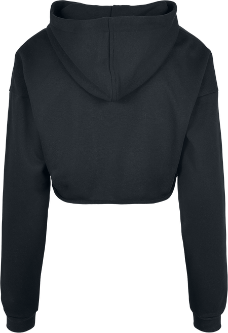 Sweat-shirt à capuche  de Urban Classics - Sweat Court Oversize - XS à XL - pour Femme - noir - Urban Classics - View 2