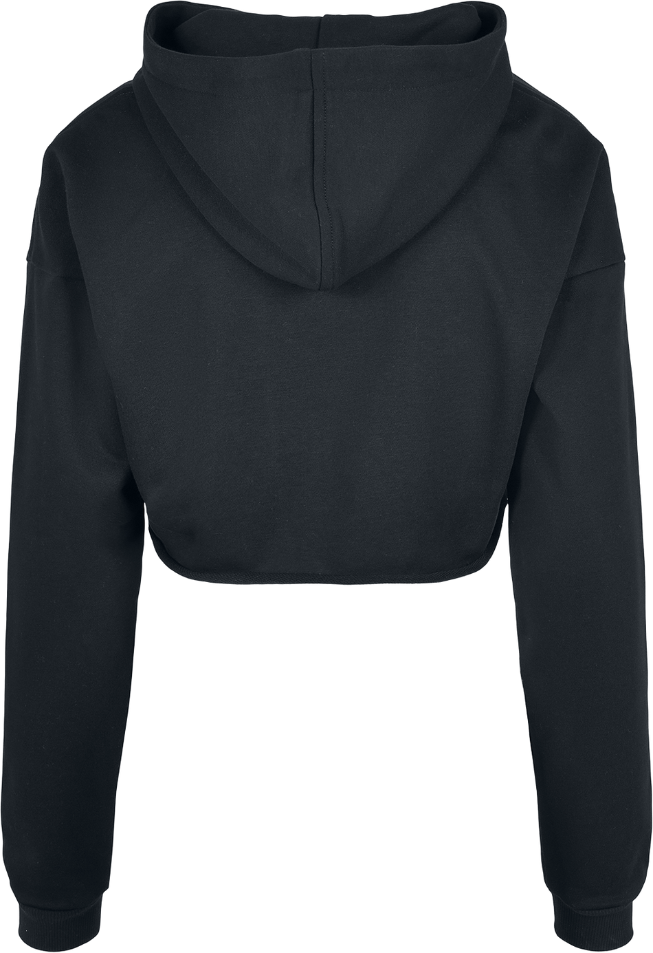 Sweat-shirt à capuche  de Urban Classics - Sweat Court Oversize - XS à XL - pour Femme - noir - Urban Classics - View 2