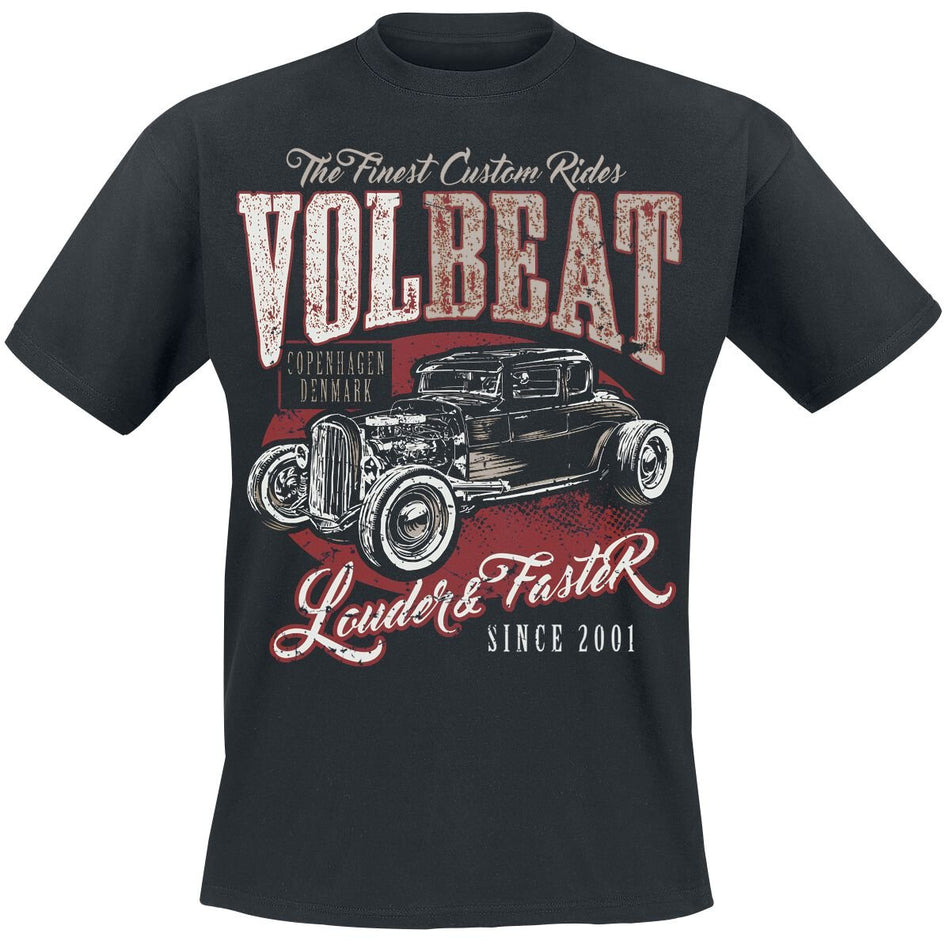 T-Shirt Manches courtes  de Volbeat - Louder And Faster - S à 5XL - pour Homme - noir - Volbeat