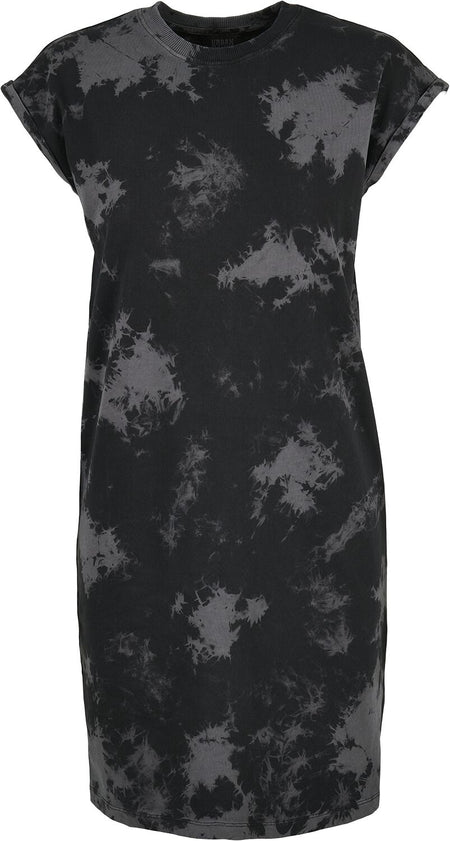 Robe courte  de Urban Classics - Robe Délavée - XS à XL - pour Femme - noir/gris - Urban Classics