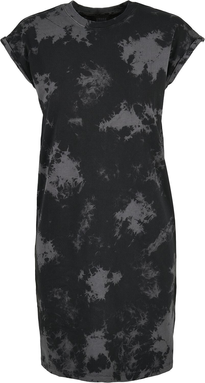 Robe courte  de Urban Classics - Robe Délavée - XS à XL - pour Femme - noir/gris - Urban Classics
