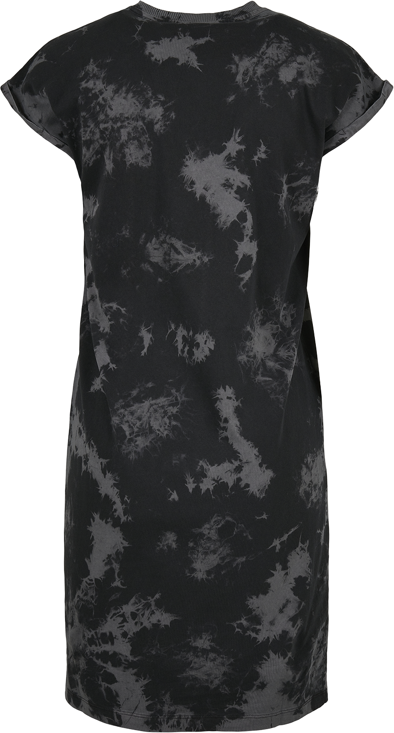 Robe courte  de Urban Classics - Robe Délavée - XS à XL - pour Femme - noir/gris - Urban Classics - View 2