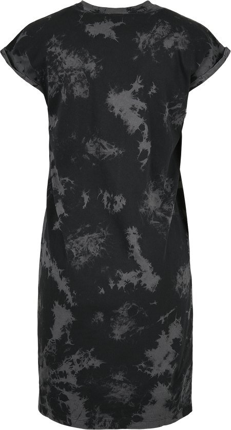 Robe courte  de Urban Classics - Robe Délavée - XS à XL - pour Femme - noir/gris - Urban Classics - View 2