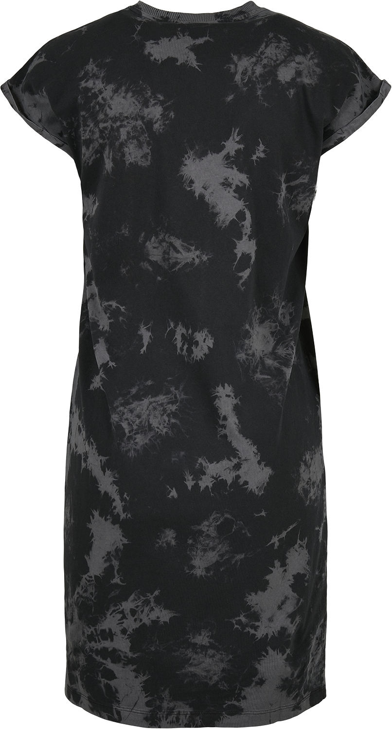 Robe courte  de Urban Classics - Robe Délavée - XS à XL - pour Femme - noir/gris - Urban Classics - View 2