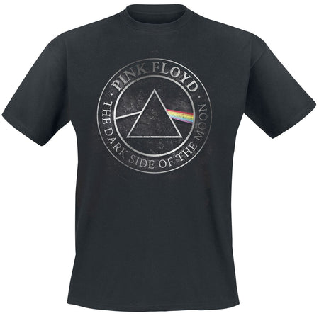 T-Shirt Manches courtes  de Pink Floyd - Metal Sign - S à XXL - pour Homme - noir - Pink Floyd