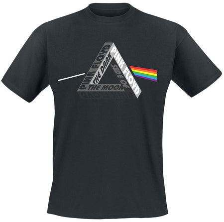 T-Shirt Manches courtes  de Pink Floyd - Escher - S à XXL - pour Homme - noir - Pink Floyd