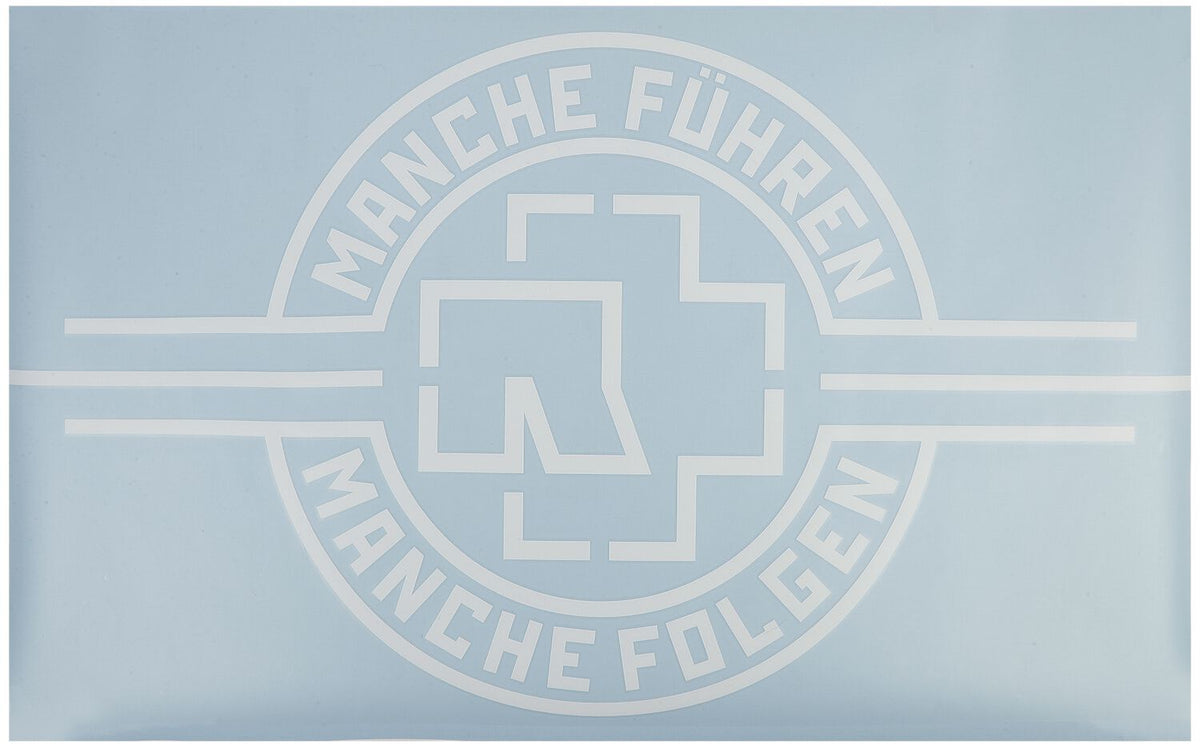 Déco Pour Voiture  de Rammstein - Manche führen manche folgen - Autoaufkleber - pour Unisexe - blanc - Rammstein