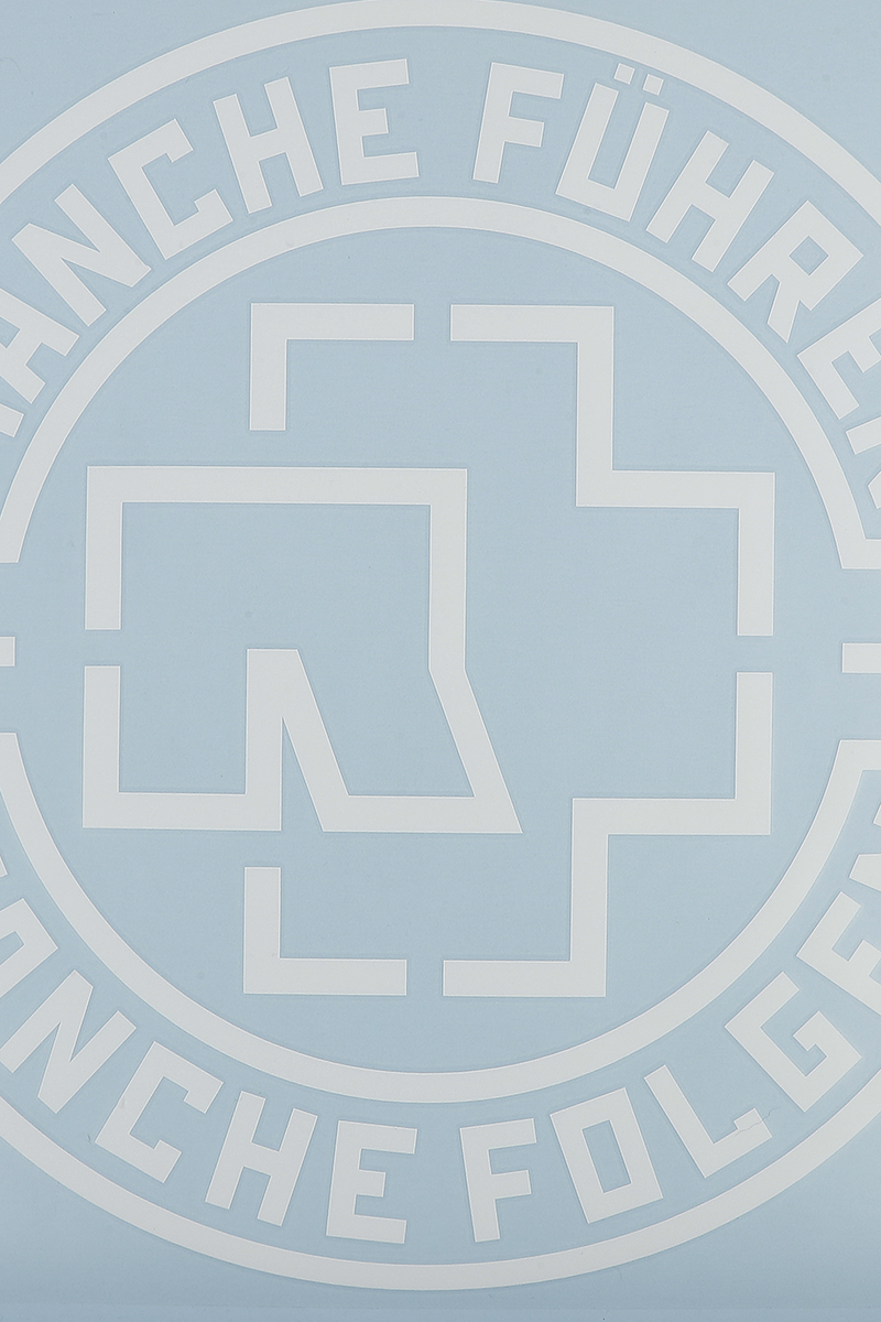 Déco Pour Voiture  de Rammstein - Manche führen manche folgen - Autoaufkleber - pour Unisexe - blanc - Rammstein - View 2