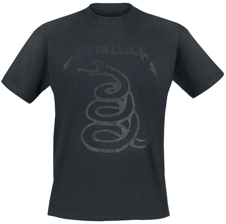 T-Shirt Manches courtes  de Metallica - Black Snake - S à XXL - pour Homme - noir - metallica