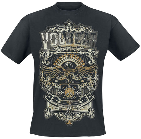 T-Shirt Manches courtes  de Volbeat - Old Letters - S à 5XL - pour Homme - noir - Volbeat
