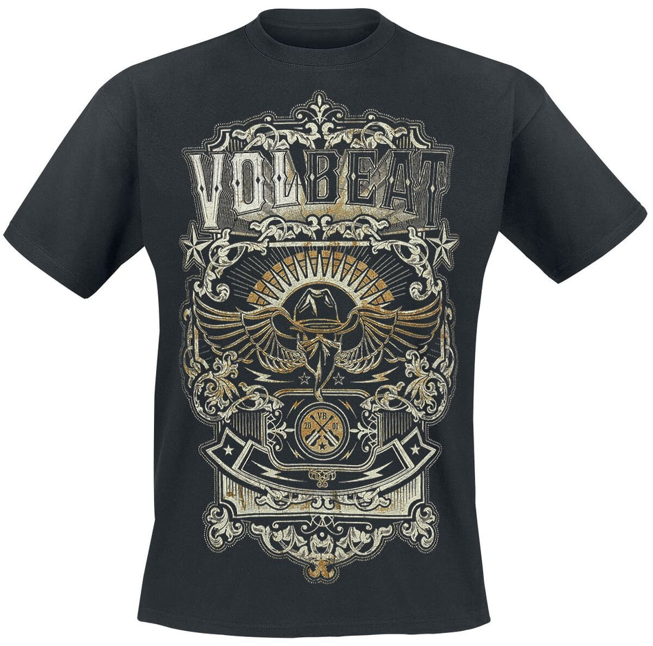 T-Shirt Manches courtes  de Volbeat - Old Letters - S à 5XL - pour Homme - noir - Volbeat