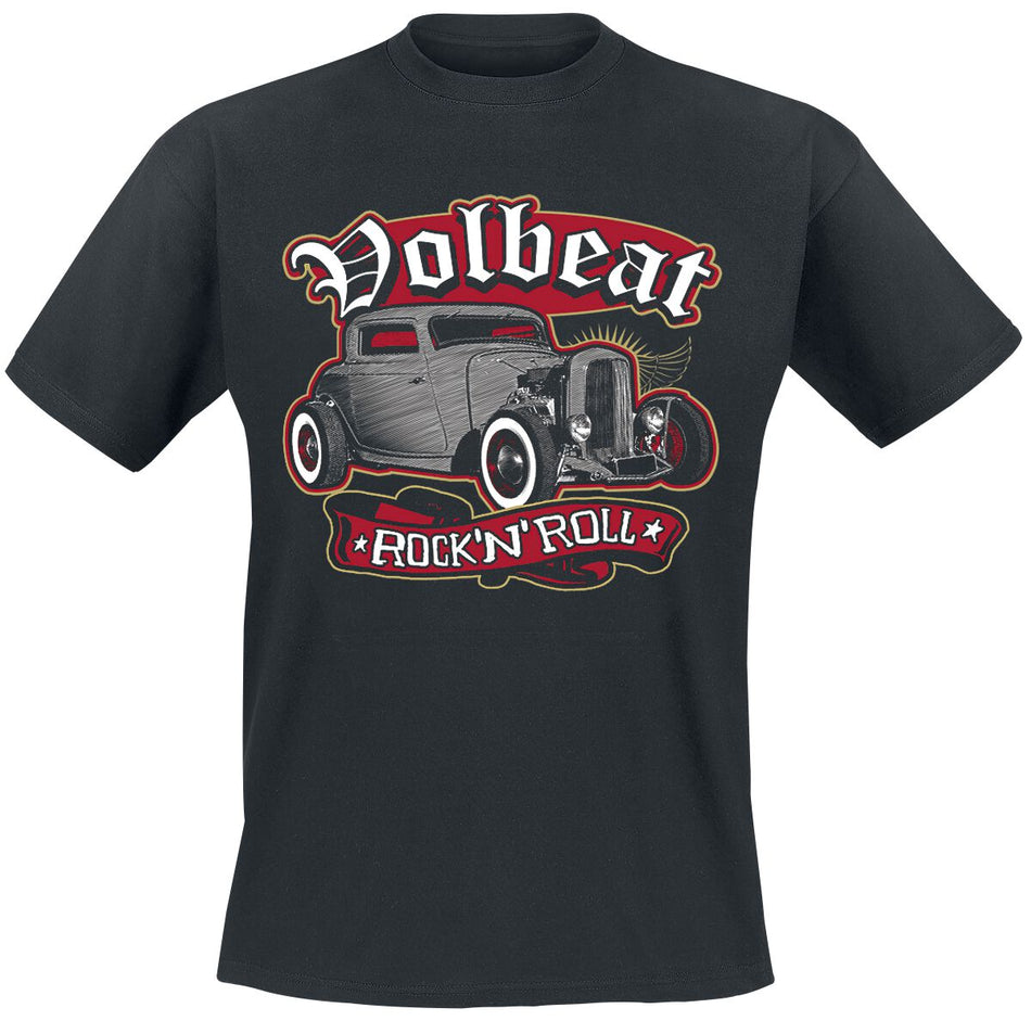 T-Shirt Manches courtes  de Volbeat - Rock'N'Roll - S à 4XL - pour Homme - noir - Volbeat