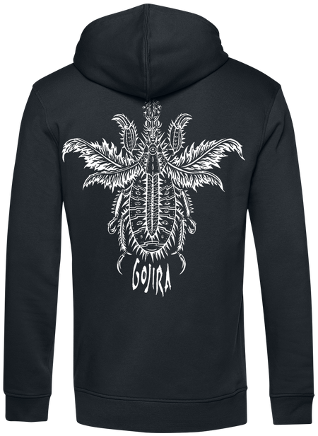 Sweat-shirt à capuche  de Gojira - Bug Eyes - S à XXL - pour Homme - noir - Gojira - View 2