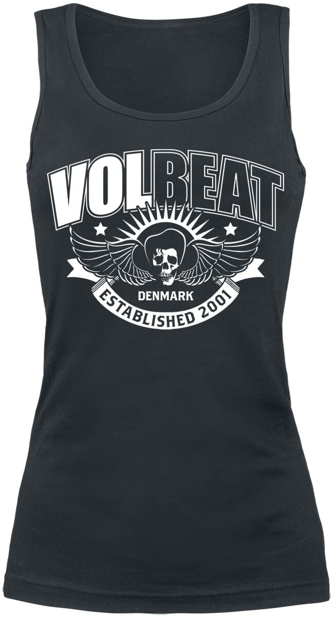 Top  de Volbeat - Skullwing Ribbon - S à XXL - pour Femme - noir - Volbeat