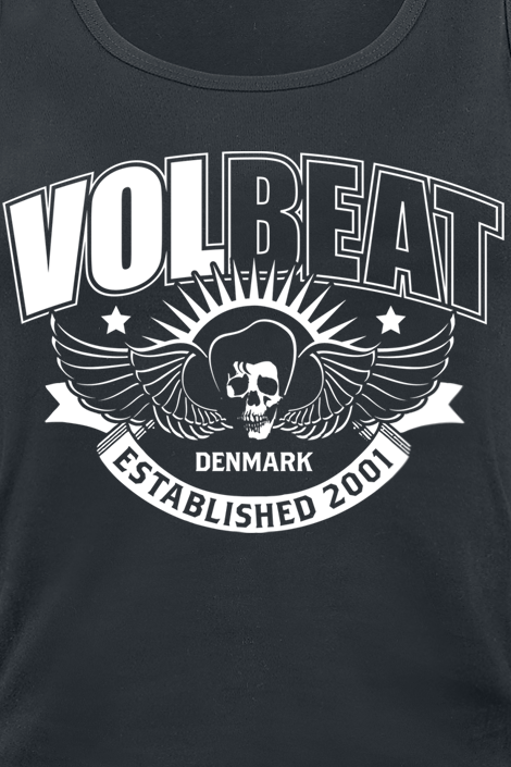 Top  de Volbeat - Skullwing Ribbon - S à XXL - pour Femme - noir - Volbeat - View 2