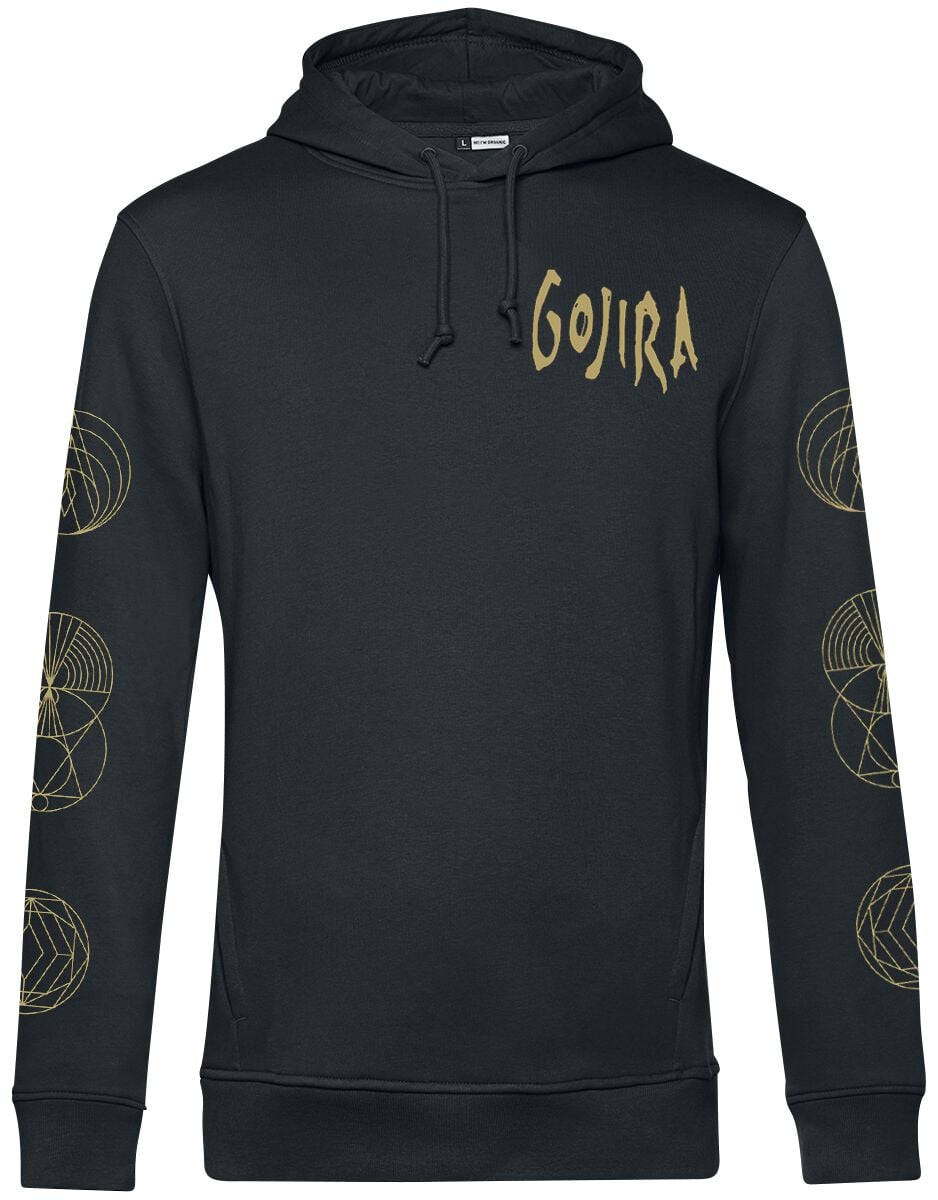 Sweat-shirt à capuche  de Gojira - Symbols - S à XL - pour Homme - noir - Gojira