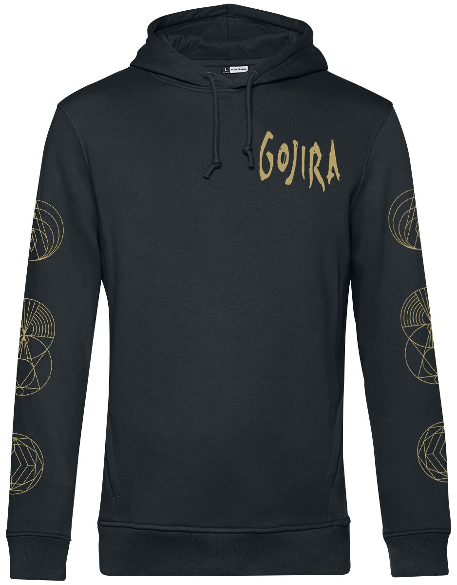 Sweat-shirt à capuche  de Gojira - Symbols - S à XL - pour Homme - noir - Gojira