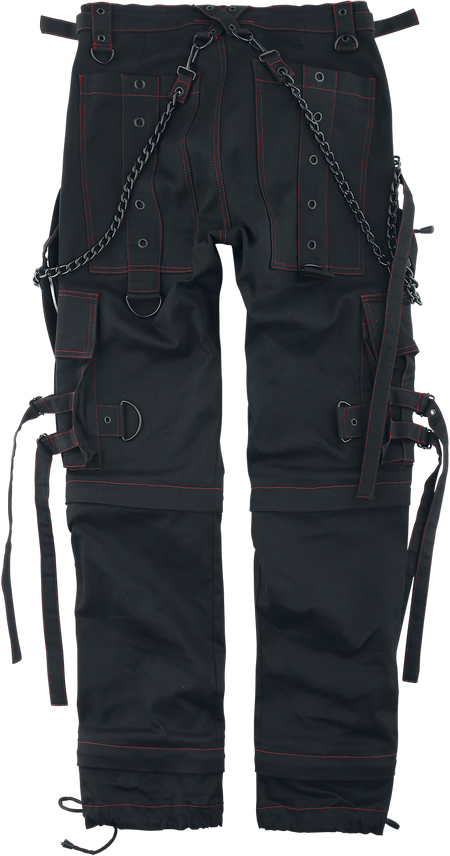 Pantalon Cargo Gothic de Gothicana by EMP - Samsaveel - W30L34 à W42L34 - pour Homme - noir - Gothicana by EMP - View 2